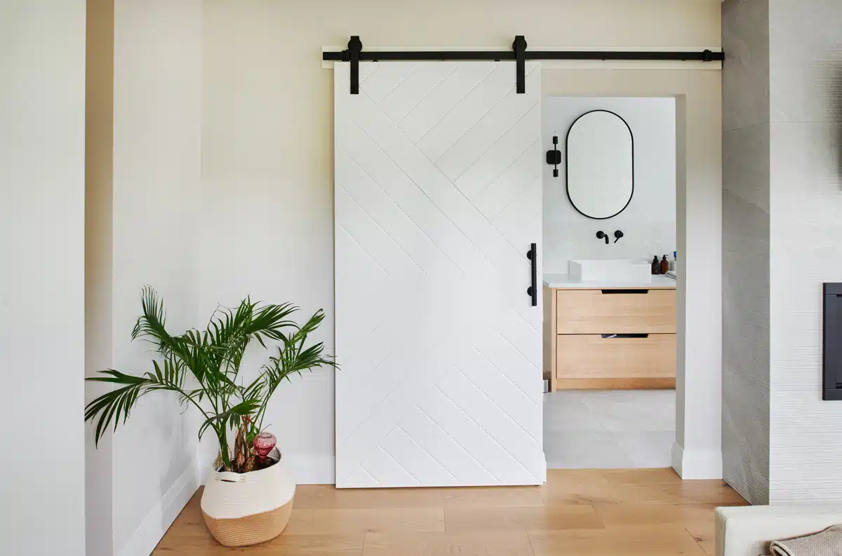 Custom Bathroom Sliding Door